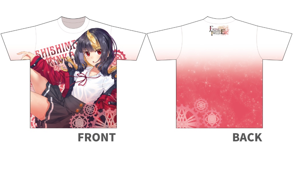 FATAL TWELVE フルグラフィックTシャツ(獅子舞凛火)
