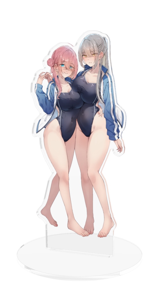 【C104新刊セット】百合イラスト集MIO× REO-スクール水着と下着と学校-(しおキャンディー委託商品)