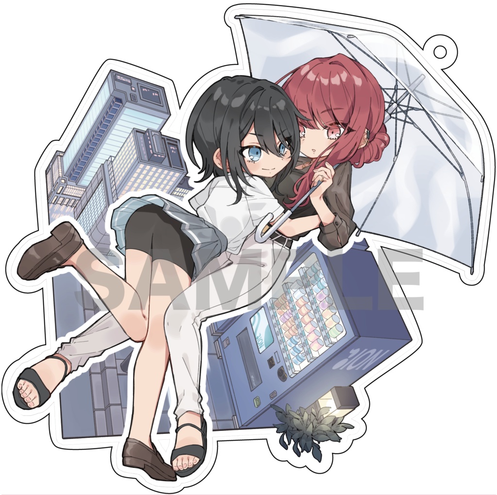 【〜11/10準受注再販予約受付中】【グッズ】『恋、降る』橘薫(中3)&霜月深玲アクリルキーホルダー【11月下旬発送予定】