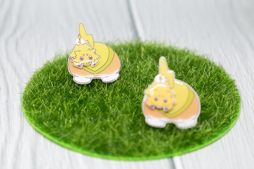 【pkmn】ワンパちりにバチュルブローチ