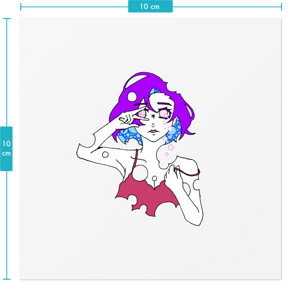 承認欲求ステッカー「穴」