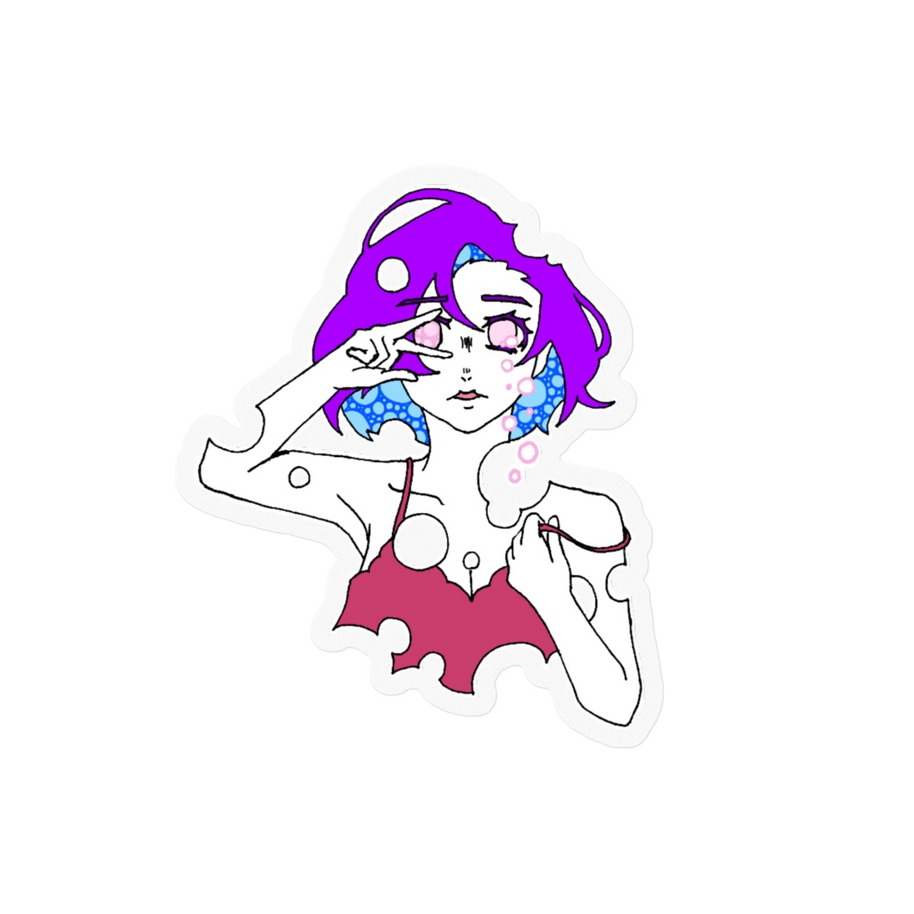 承認欲求ステッカー「穴」