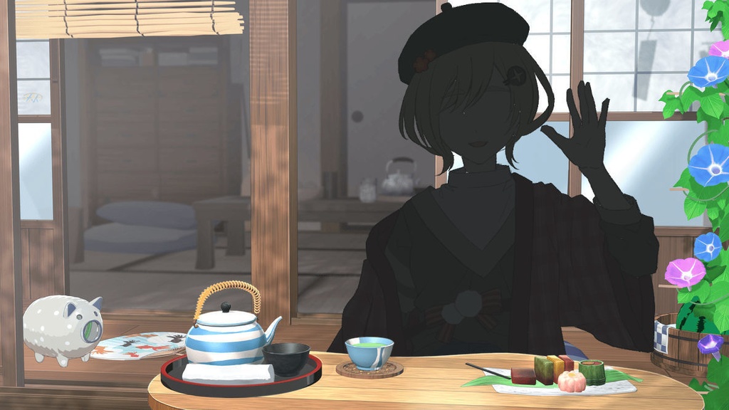 【無料/有料】縁側配信 背景素材