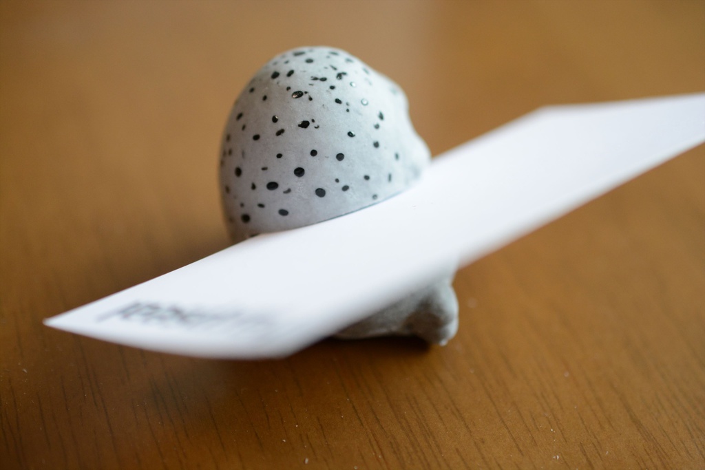 Harpseal 横座り型あざらしメモスタンド ゴマフアザラシ