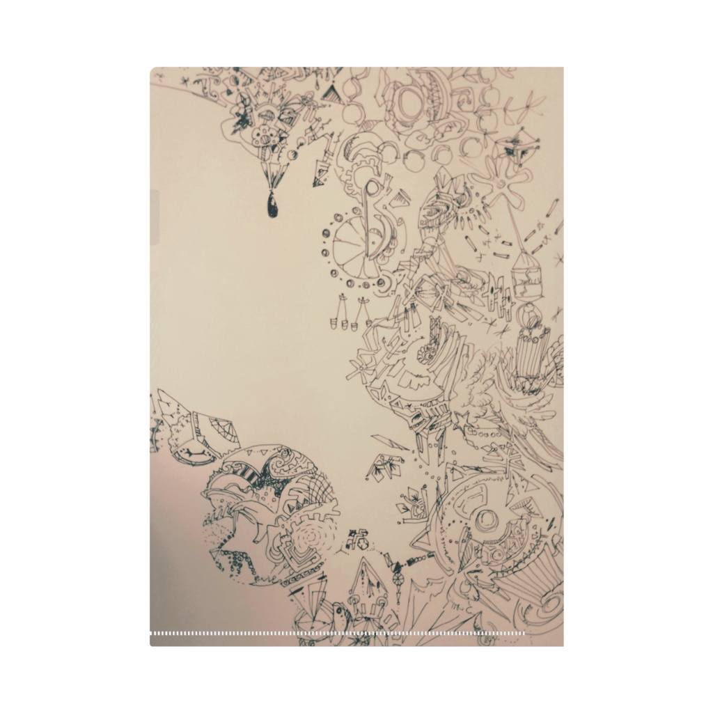 フェンスのクリアファイル