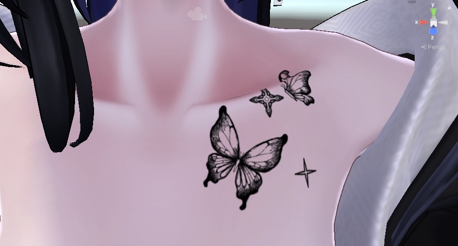 [VRC] Butterfly tattoo
