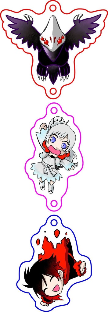 Whiteroseぶらぶらアクキー
