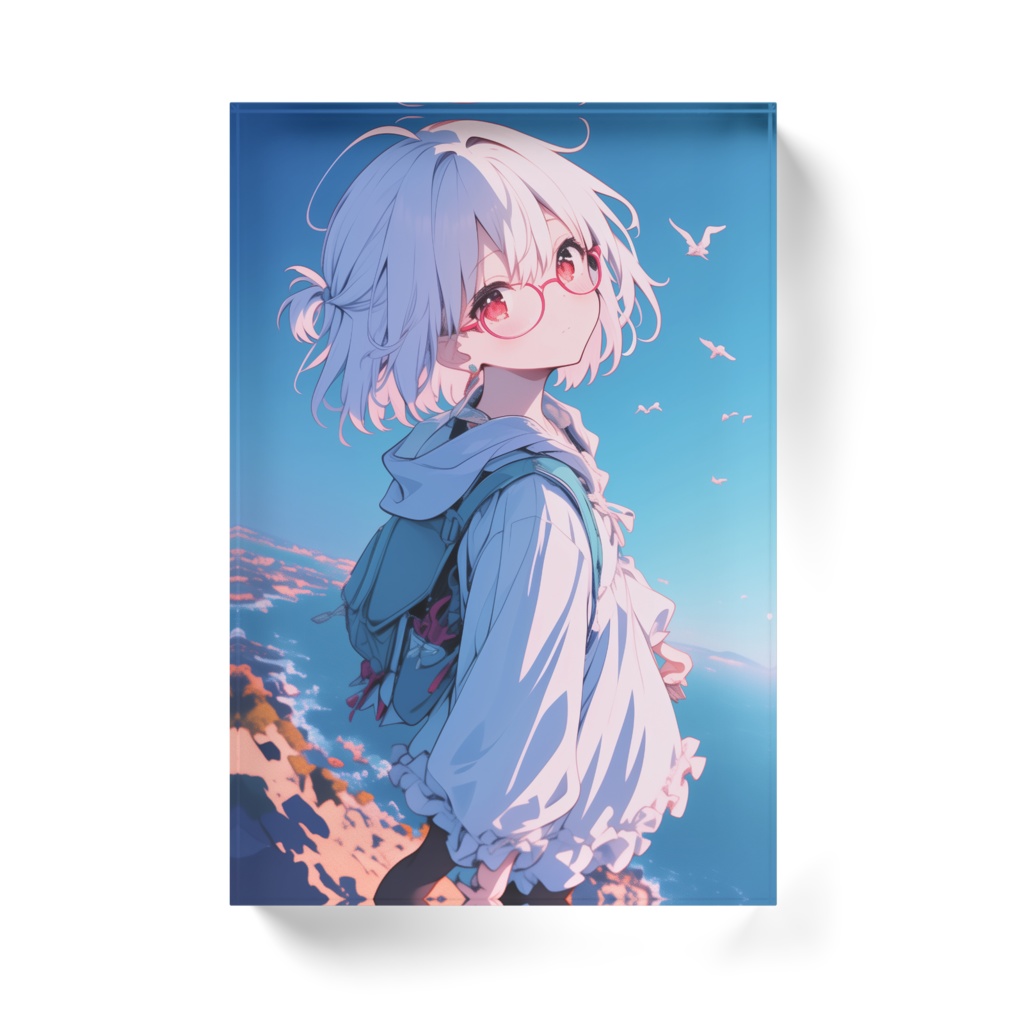 アクリルブロック「On a walk」