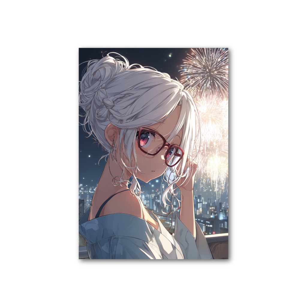 フォト風カード「Hanabi Night」