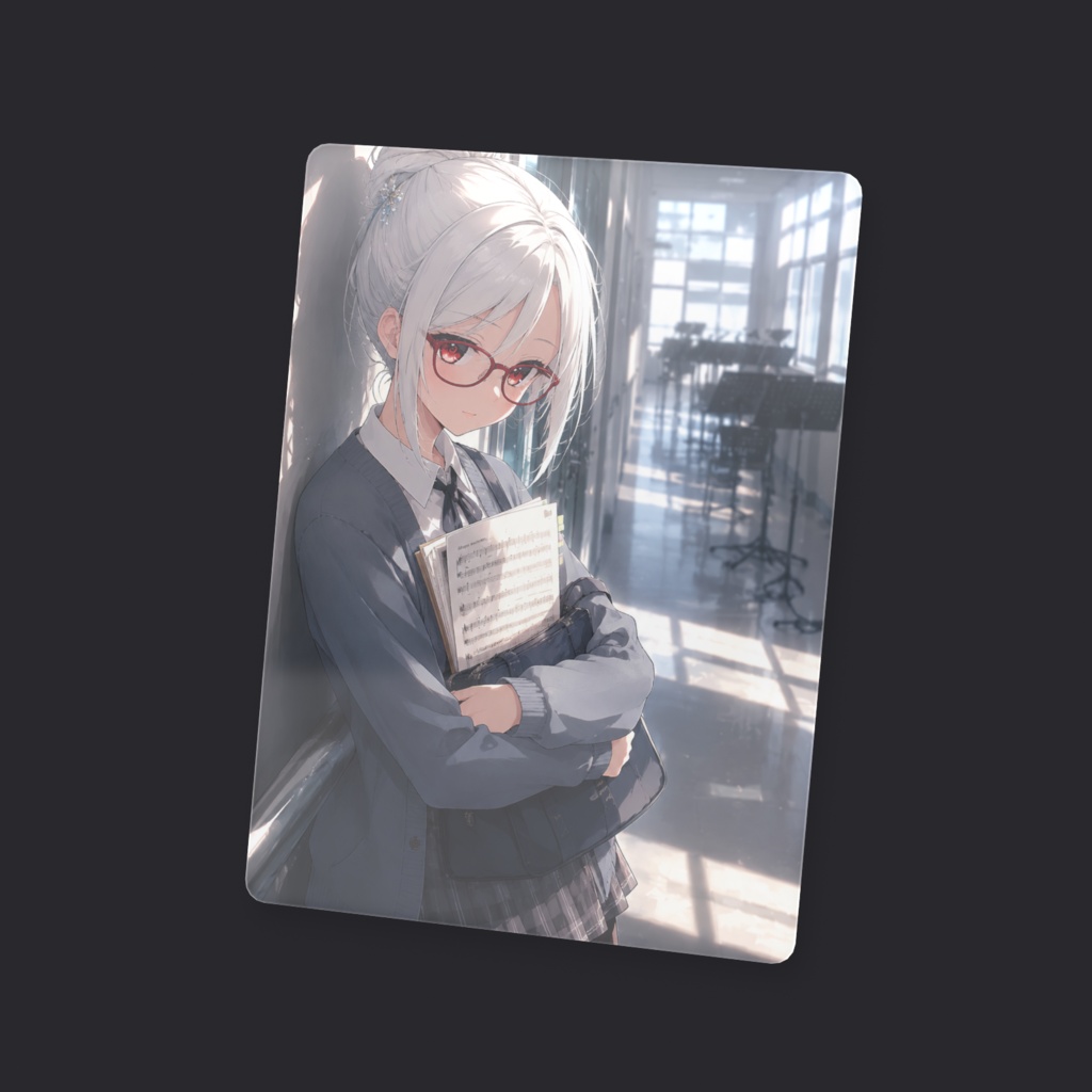 【クリアカード】卯ノ花・真白 ―世界線コレクション― <音楽室の光>