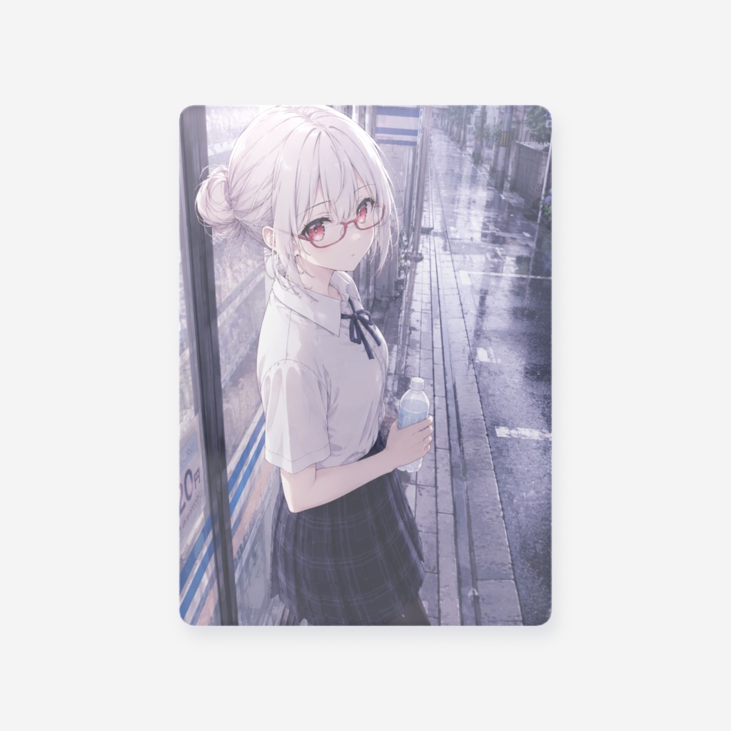 【クリアカード】卯ノ花・真白 ―世界線コレクション― <雨の軒下>