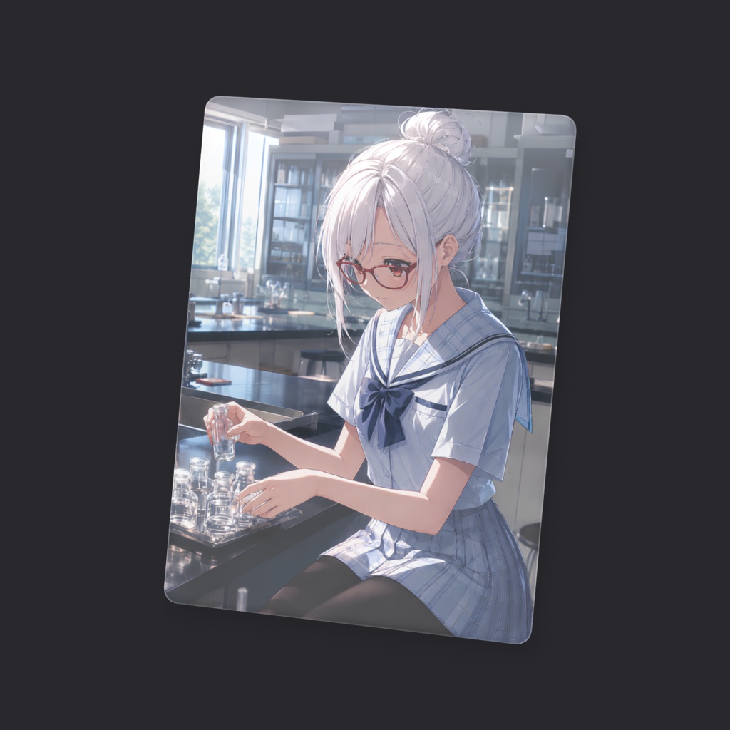 【クリアカード】卯ノ花・真白 ―世界線コレクション― <理科室の静けさ>