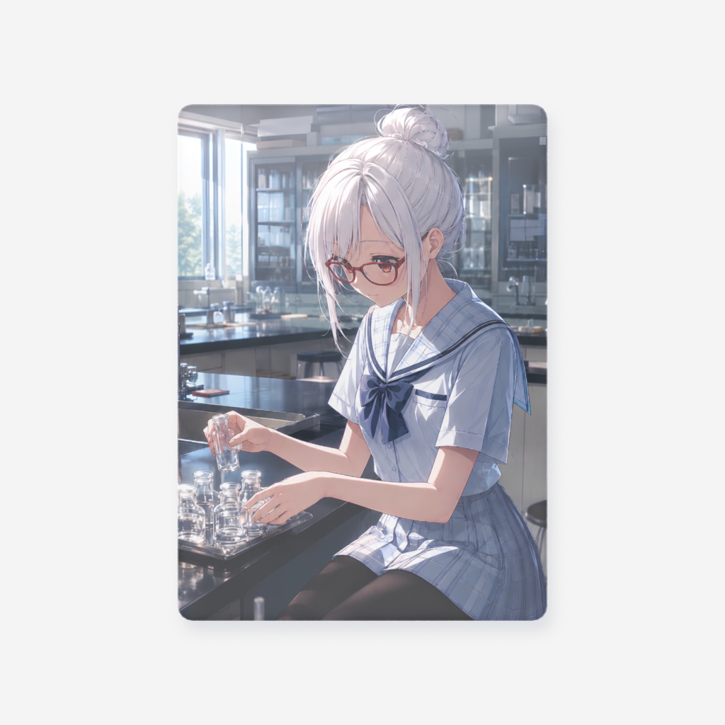 【クリアカード】卯ノ花・真白 ―世界線コレクション― <理科室の静けさ>