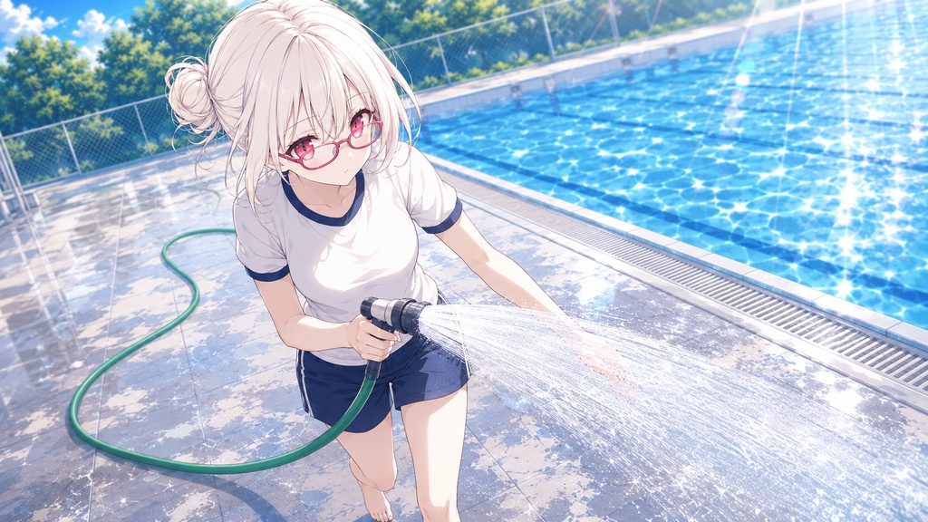 卯ノ花真白 高解像度PC壁紙セット vol.1 - 六月の世界線