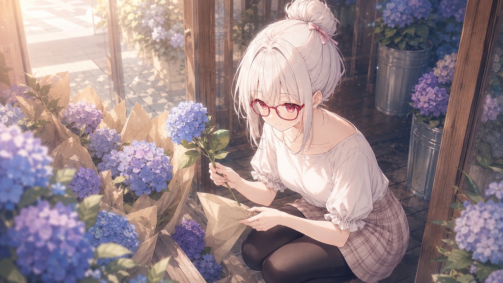 卯ノ花真白 高解像度PC壁紙セット vol.1 - 六月の世界線
