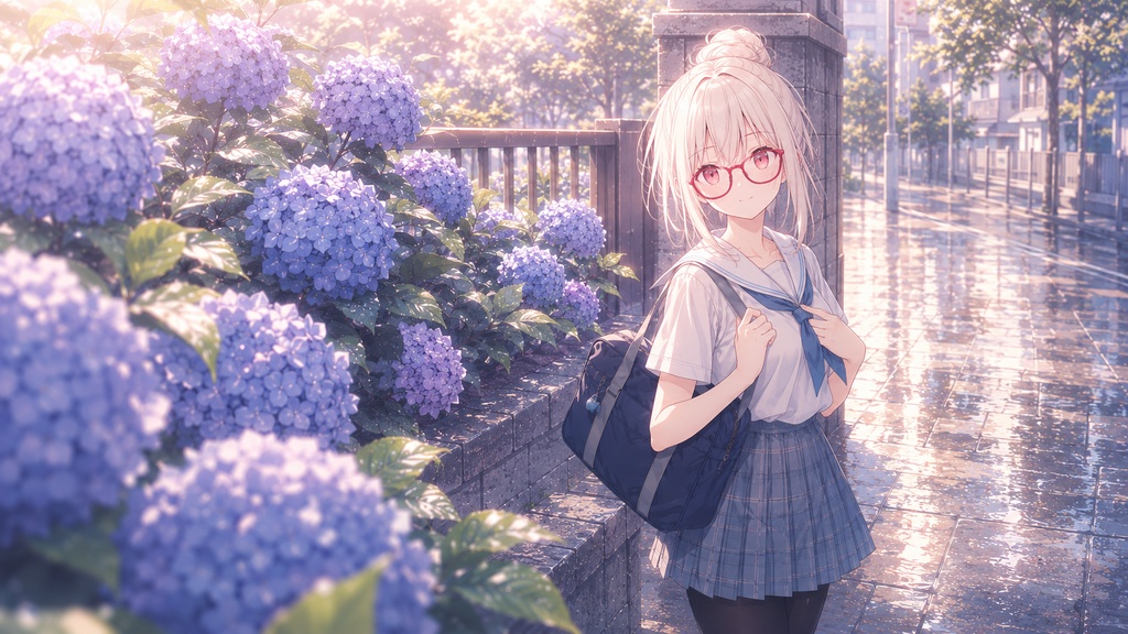 卯ノ花真白 高解像度PC壁紙セット vol.1 - 六月の世界線