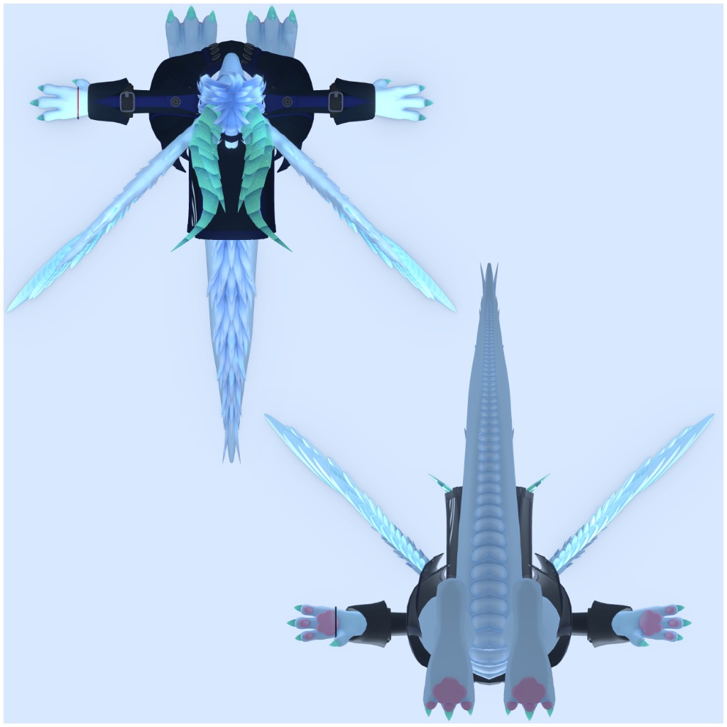 【3Dアバター】Fluorite フローライト【ドラゴン】