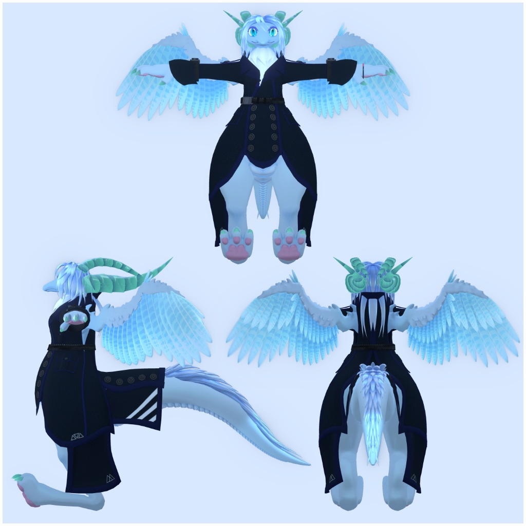 【3Dアバター】Fluorite フローライト【ドラゴン】