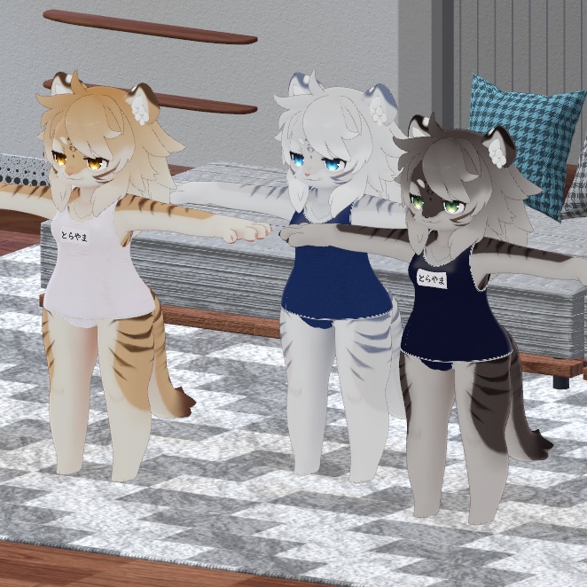 虎山ちゃん用 衣装9種