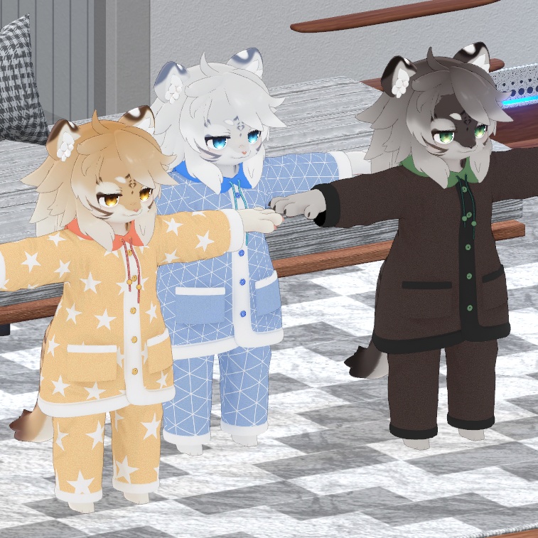 虎山ちゃん用 衣装9種