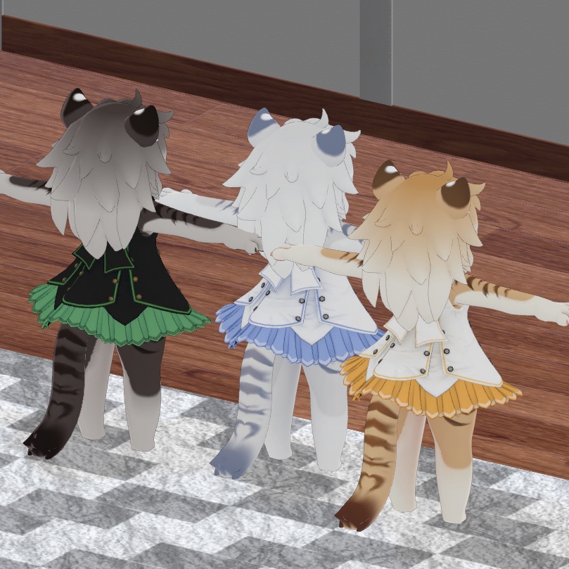 虎山ちゃん用 衣装9種