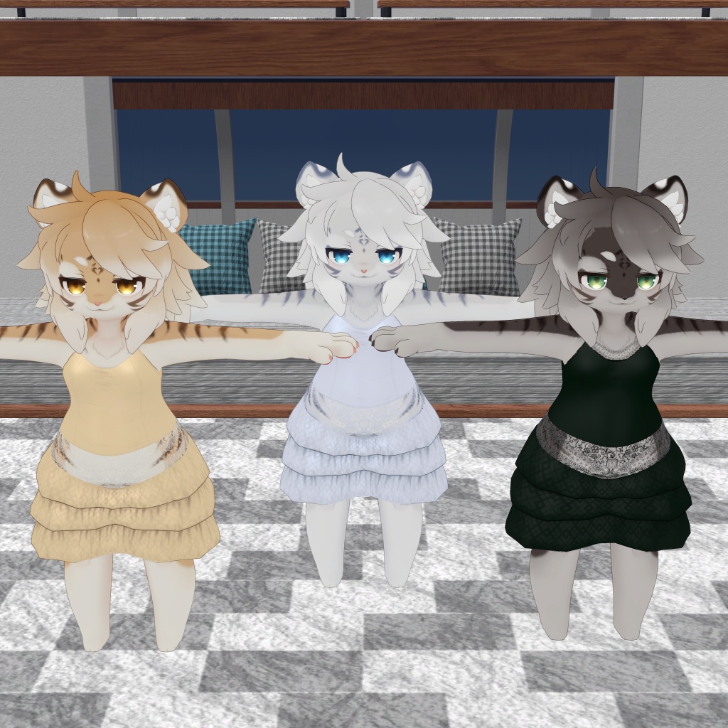 虎山ちゃん用 衣装9種