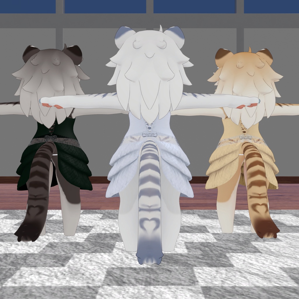 虎山ちゃん用 衣装9種