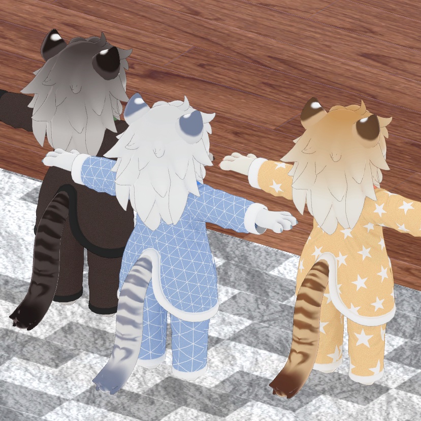 虎山ちゃん用 衣装9種