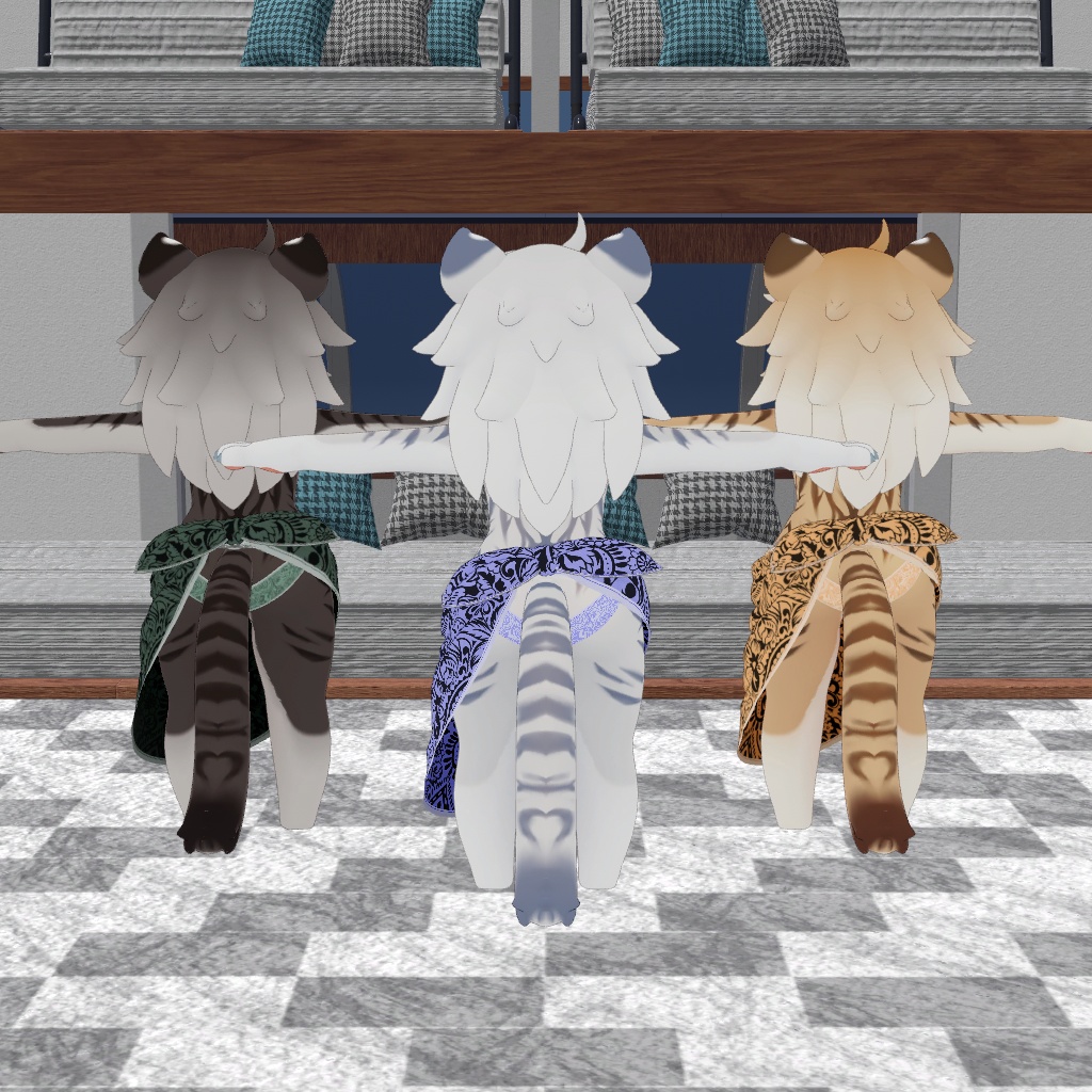 虎山ちゃん用 衣装9種