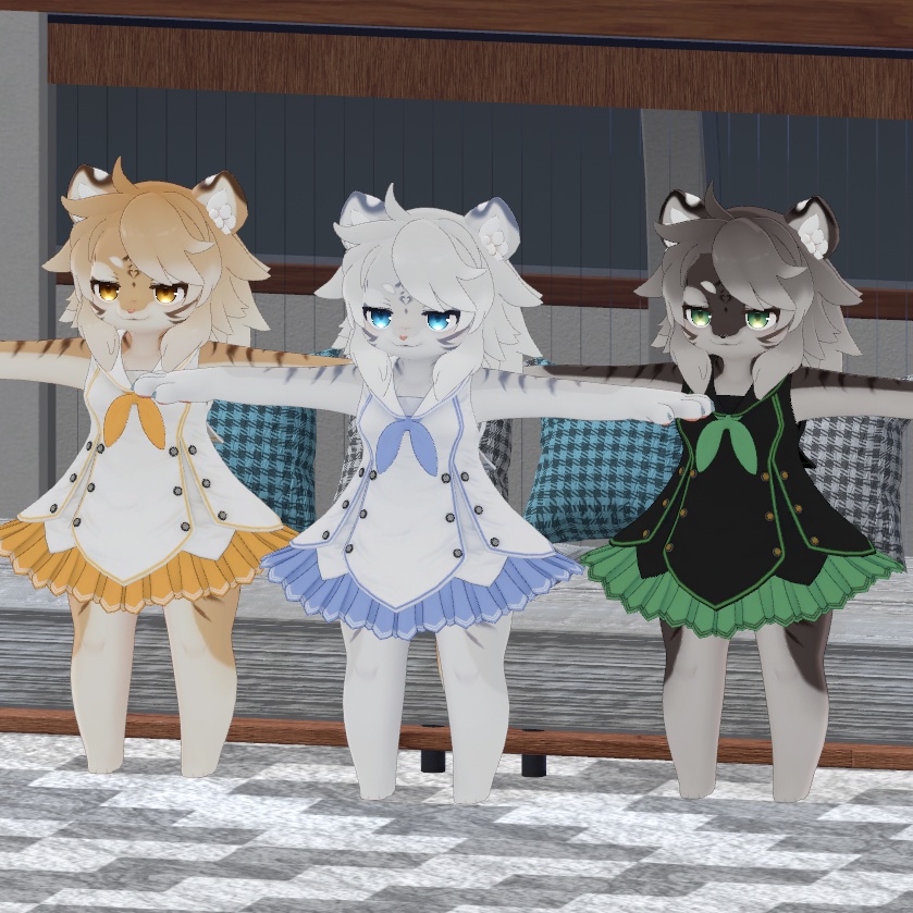 虎山ちゃん用 衣装9種