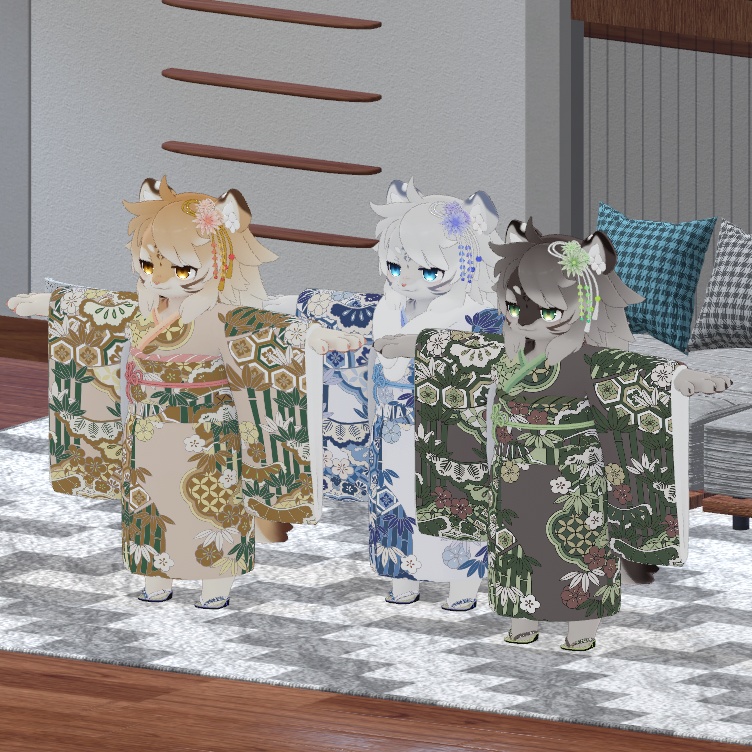 虎山ちゃん用 衣装9種