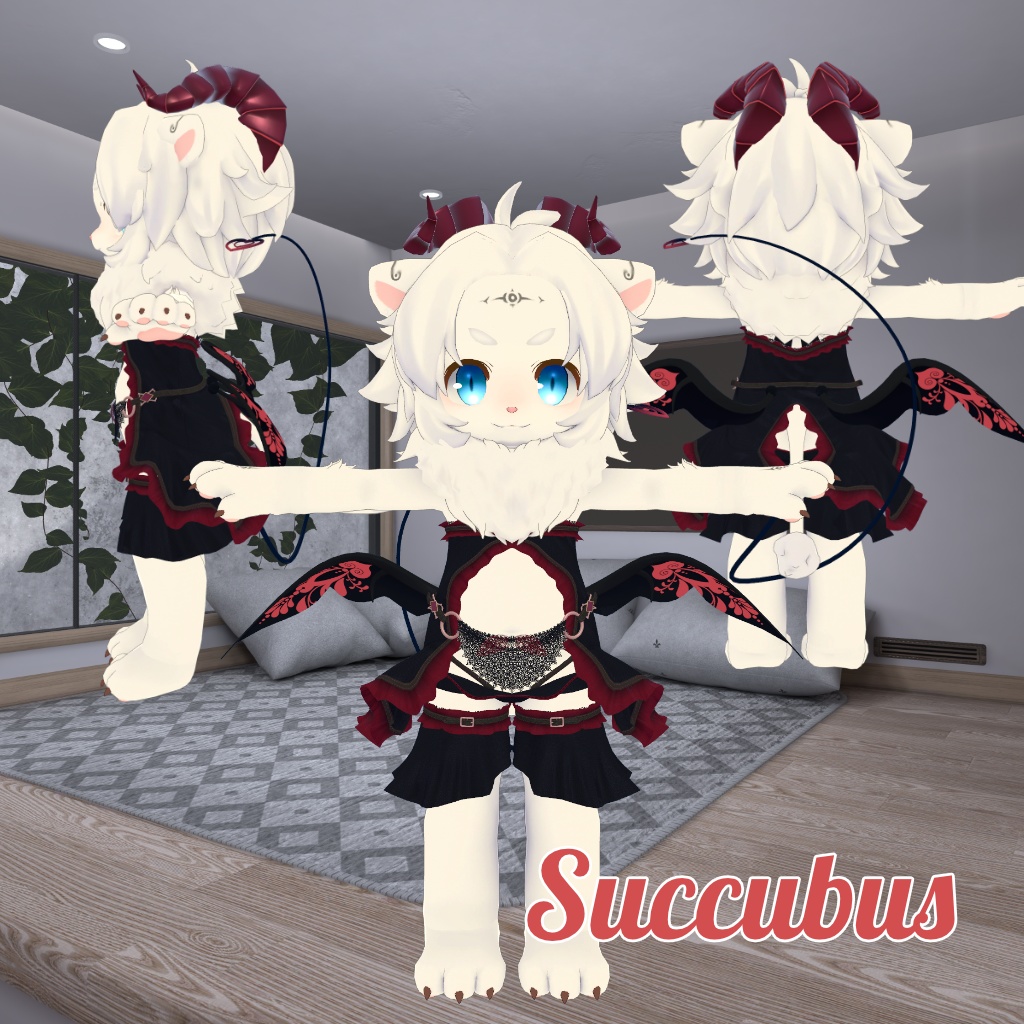 サキュバス衣装 対応アバター2種