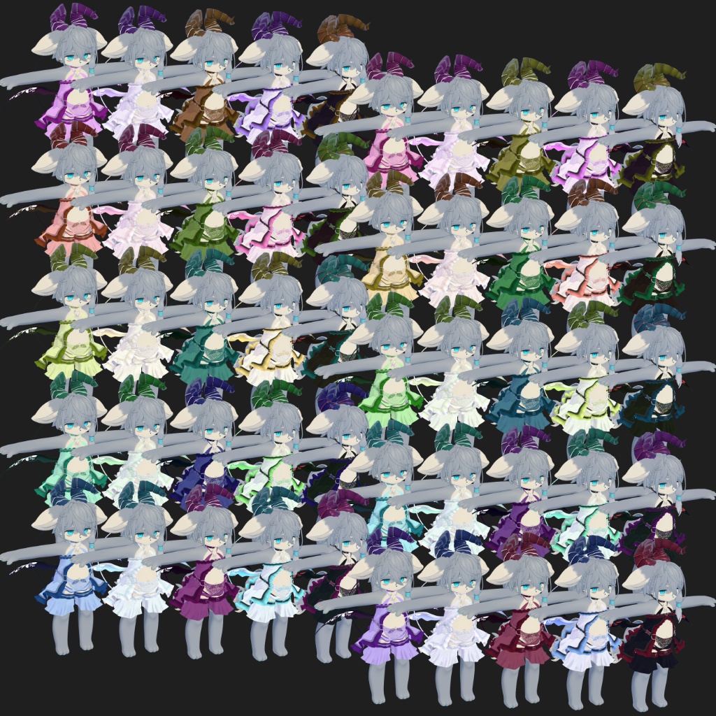 サキュバス衣装 対応アバター2種