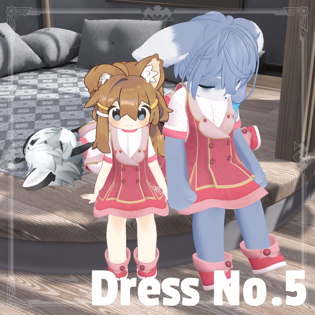 DressNo.5【灰島、くぅ、まめひなた対応衣装】
