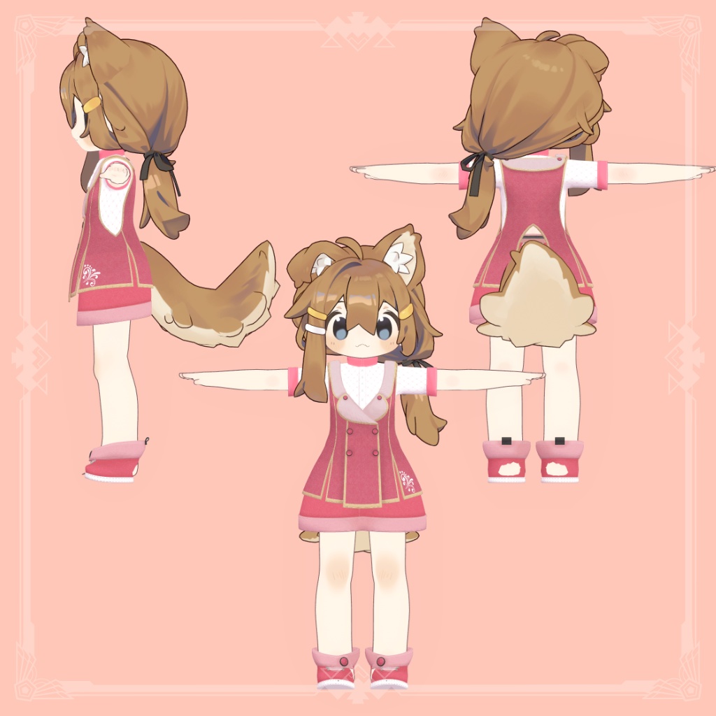 DressNo.5【灰島、くぅ、まめひなた対応衣装】