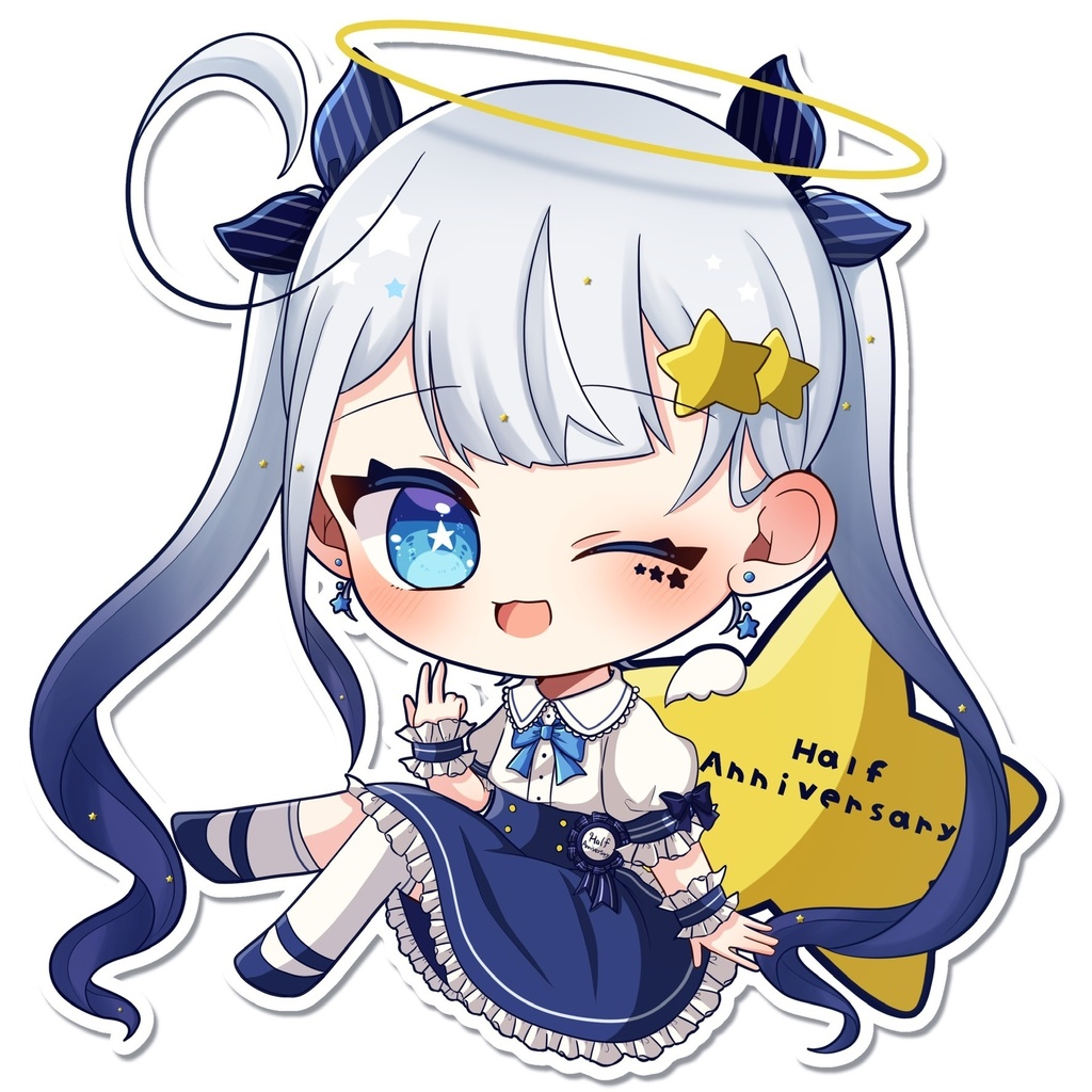 【期間限定】星彩らいむ☆ハーフアニバーサリーアクリルキーホルダー