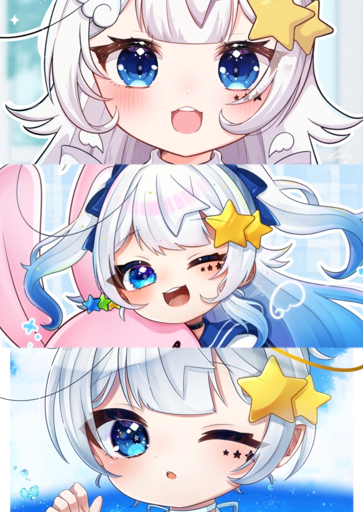 「StarrySky.MeteorSwarm.」星彩らいむ☆イラスト本