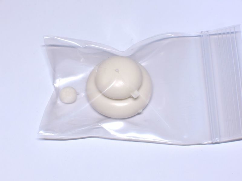 鏡餅キット付属 マカロン黒子 黒レジンVer. ガレージキット(水色X黄色セット)