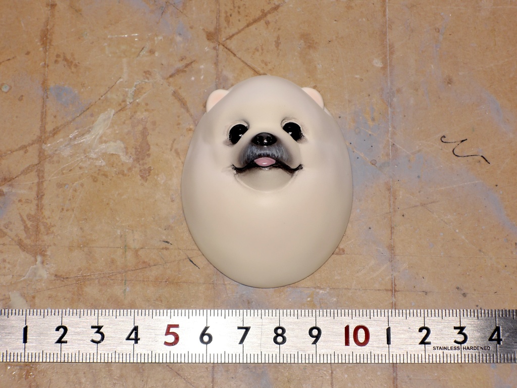 ポメラニアン レジンマグネット 未塗装ガレージキット