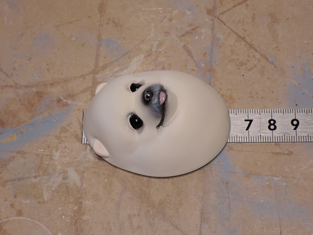 ポメラニアン レジンマグネット 未塗装ガレージキット