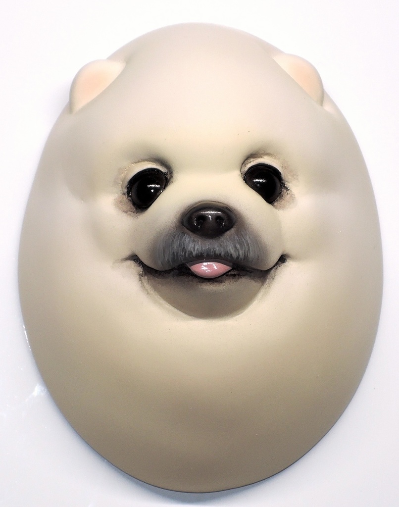 ポメラニアン レジンマグネット 未塗装ガレージキット