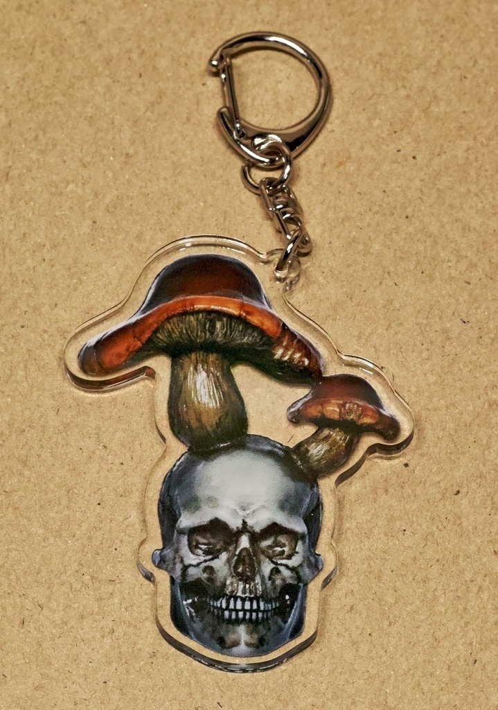 きのこドクロ アクリルキーホルダー