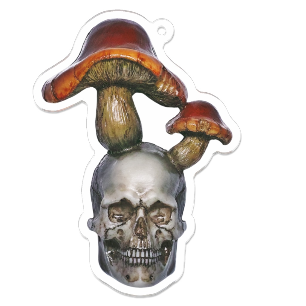 きのこドクロ アクリルキーホルダー