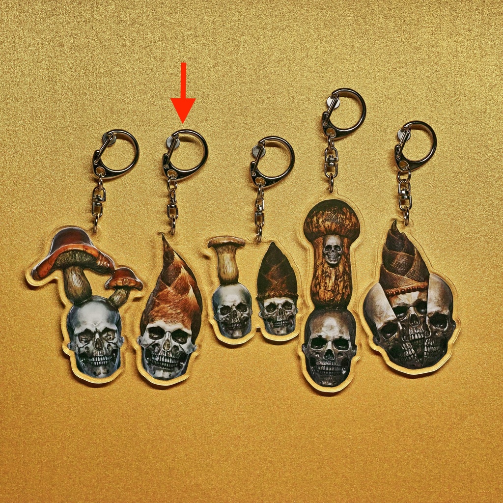 たけのこドクロ アクリルキーホルダー