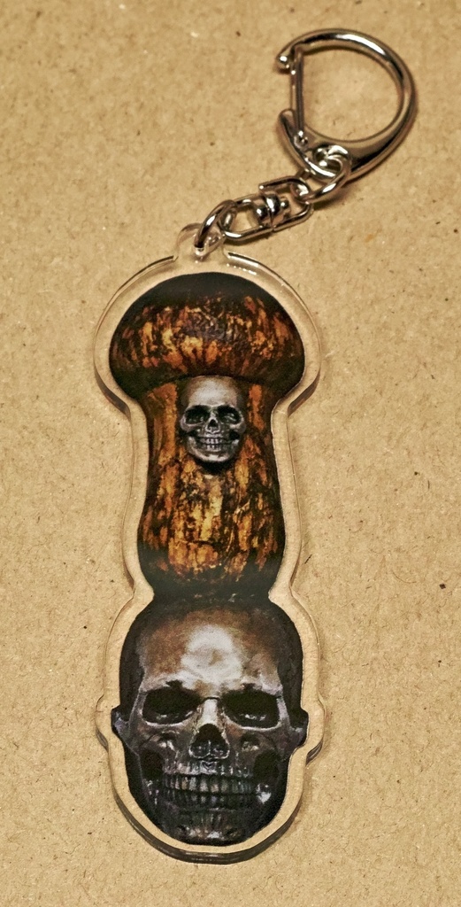 きのこドクロ松茸 アクリルキーホルダー