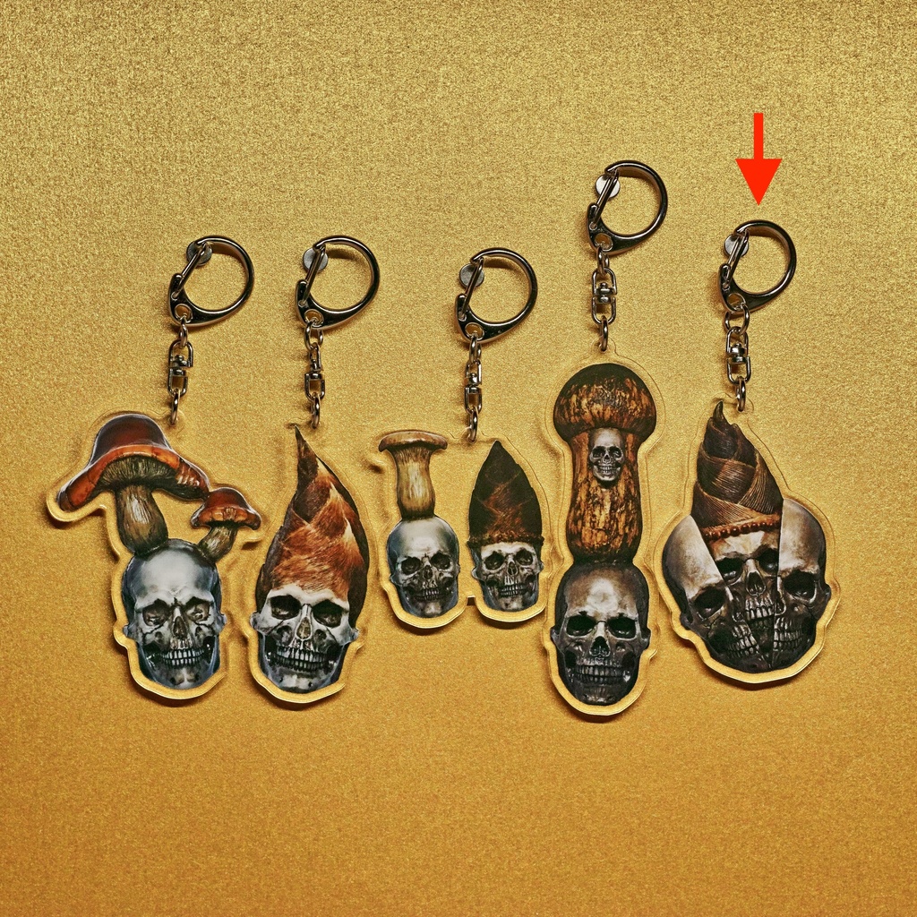 たけのこドクロ発芽 アクリルキーホルダー