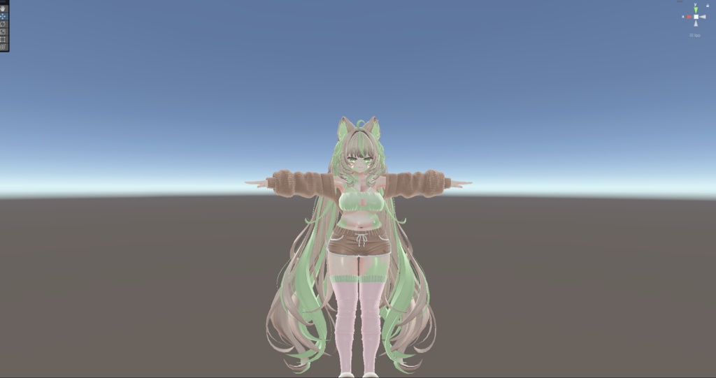 Texture Add On For 【13アバター対応 VRC Hair】 ふわりんツインテール