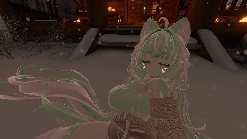 Texture Add On For 【13アバター対応 VRC Hair】 ふわりんツインテール