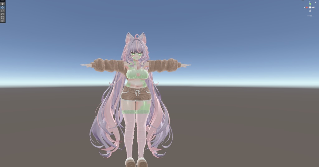 Texture Add On For 【13アバター対応 VRC Hair】 ふわりんツインテール