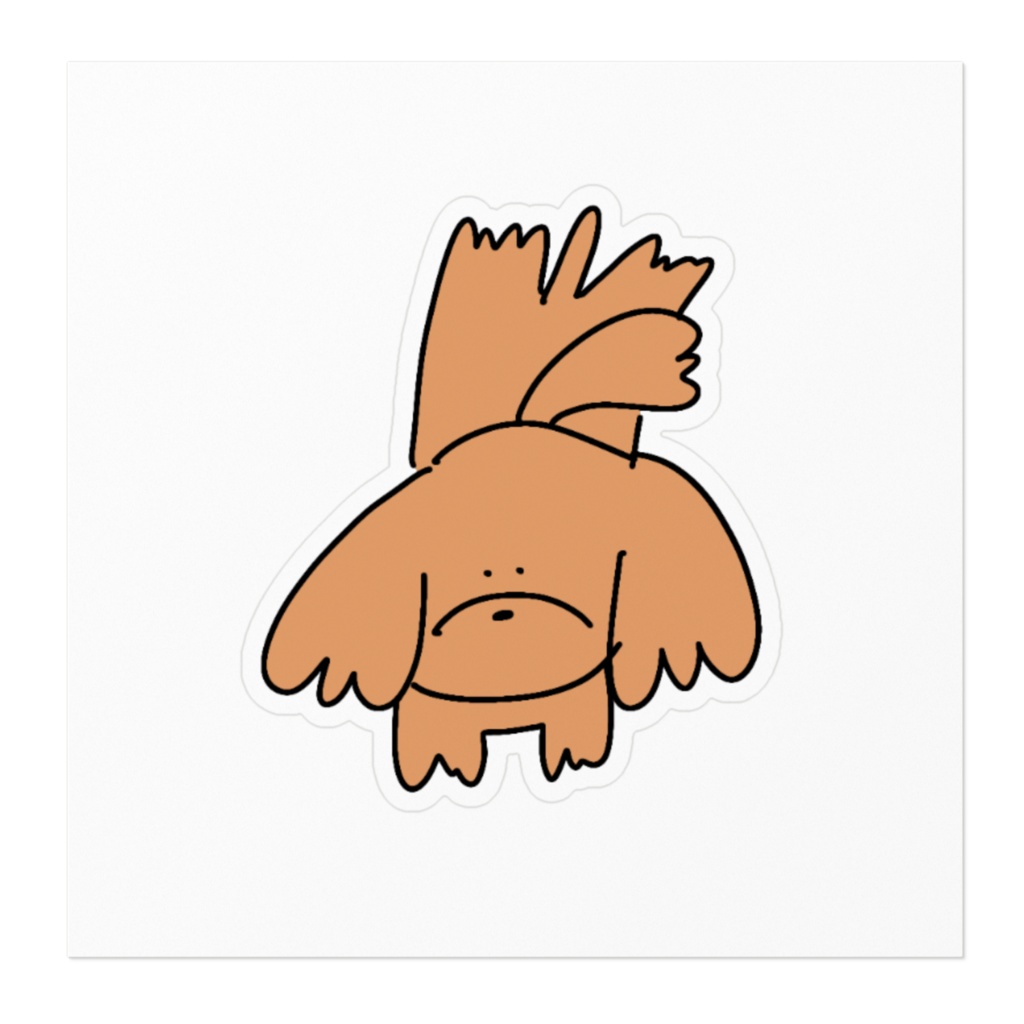 アメリカンコッカースパニエルっぽい犬ステッカー